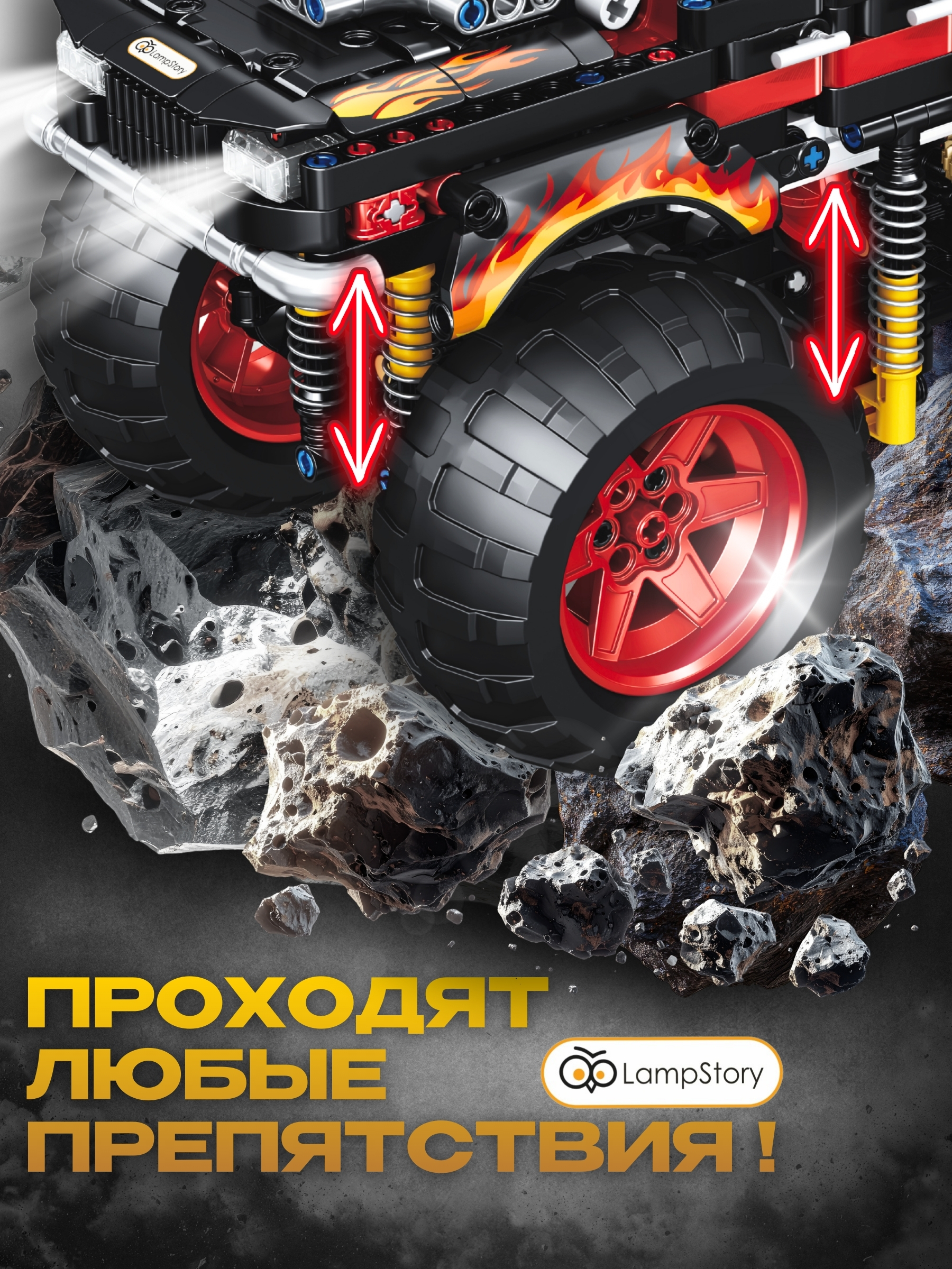 Конструктор LampStory Робототехника для мальчиков электронный 479 дет. - фото 3