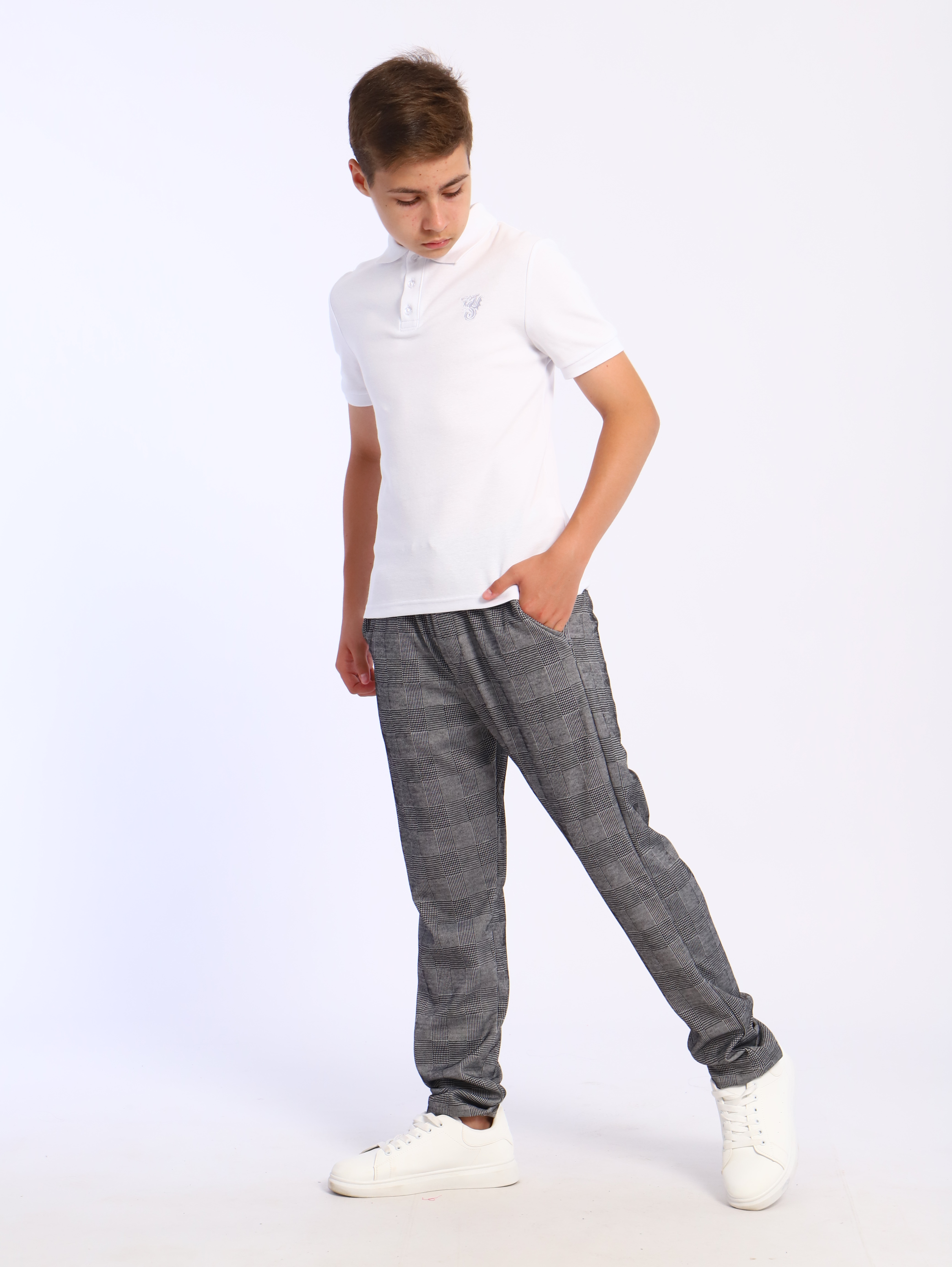 Брюки ЛАДОШКИ Брюки Роберт светло-серый - фото 10