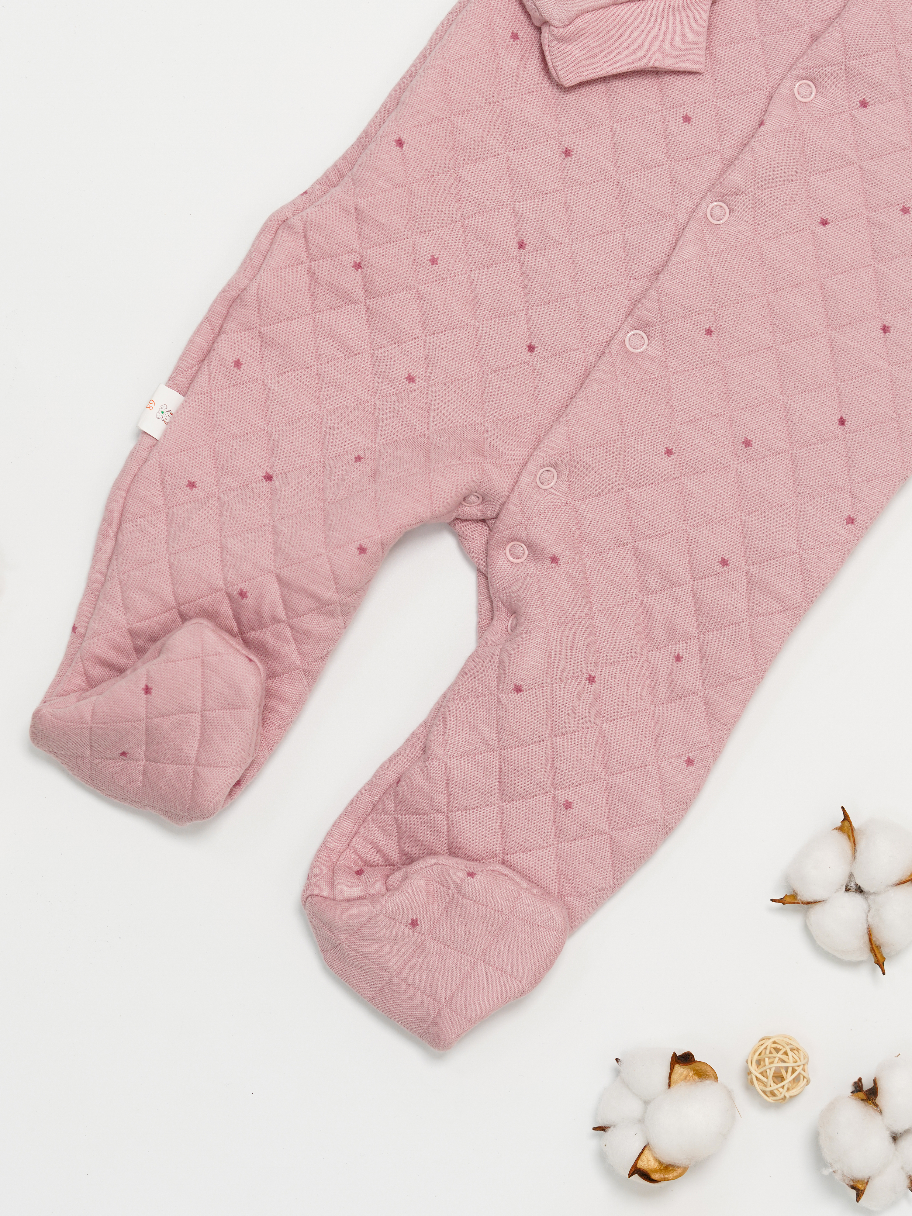 Комбинезон МАЛЫШЕЕВО Капит звезды розовый - фото 9
