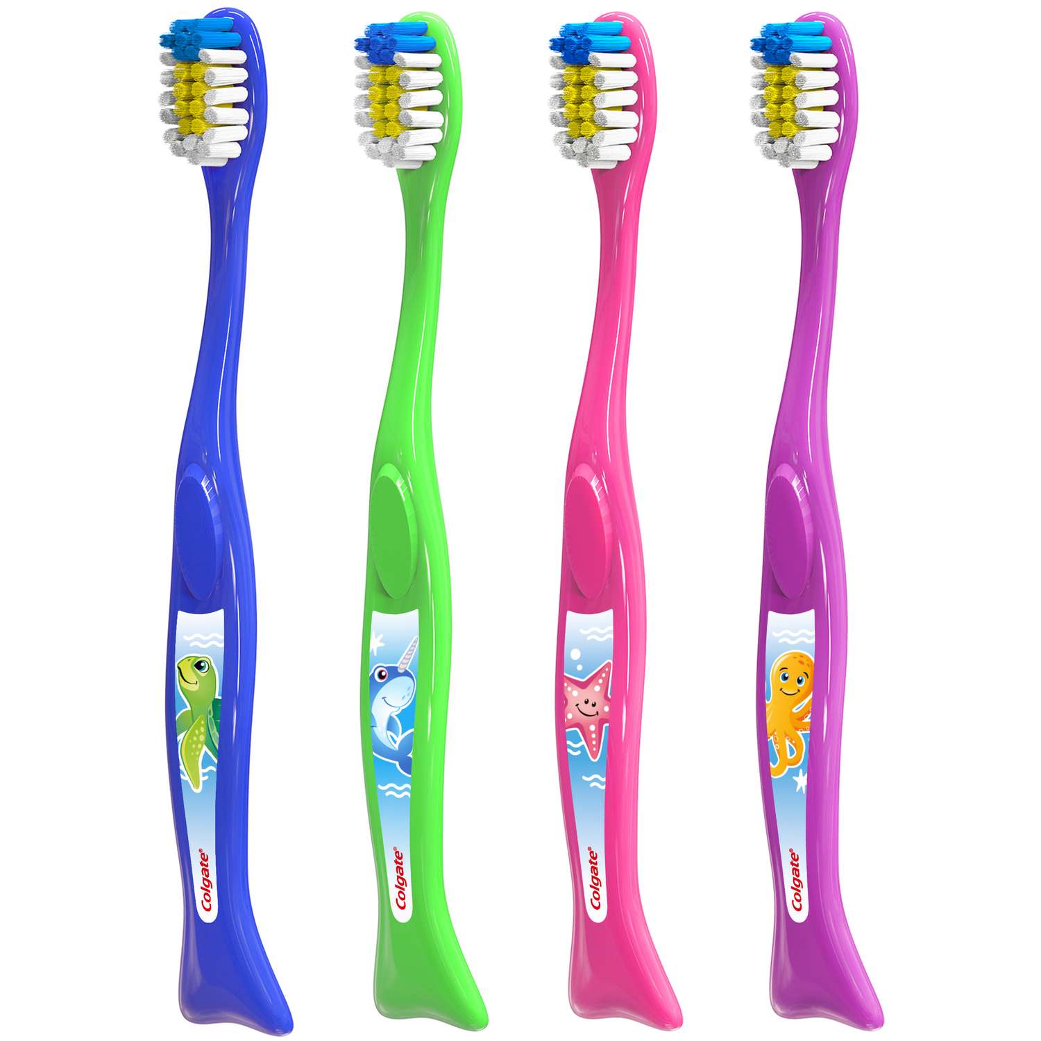 Зубная щетка классическая Colgate от 2 лет 2 шт. - фото 4