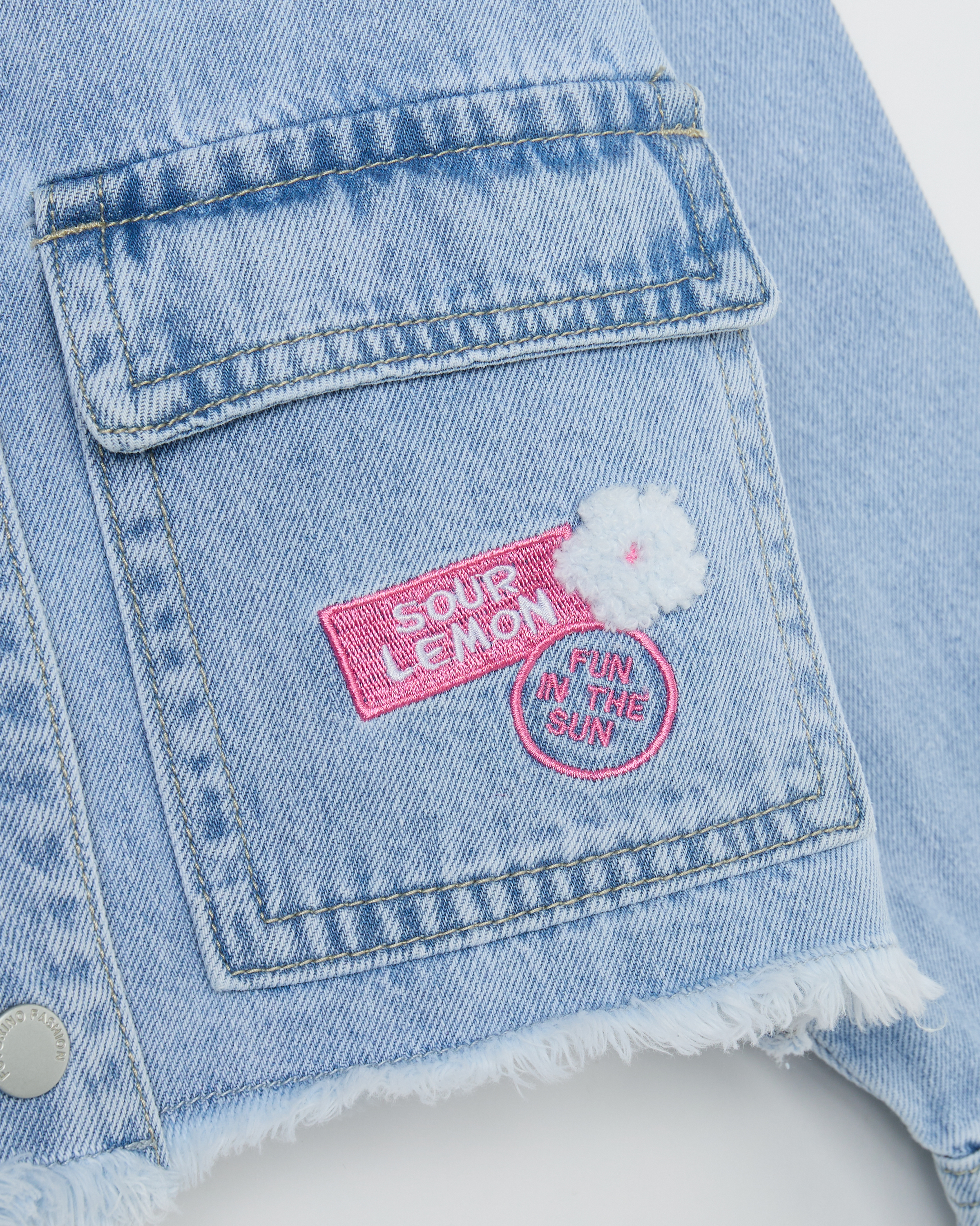 Джинсовая куртка Futurino Fashion SS26FF-2GD03kg-55 - фото 5