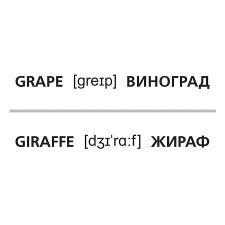 Карточки Hatber Английский алфавит и числа
