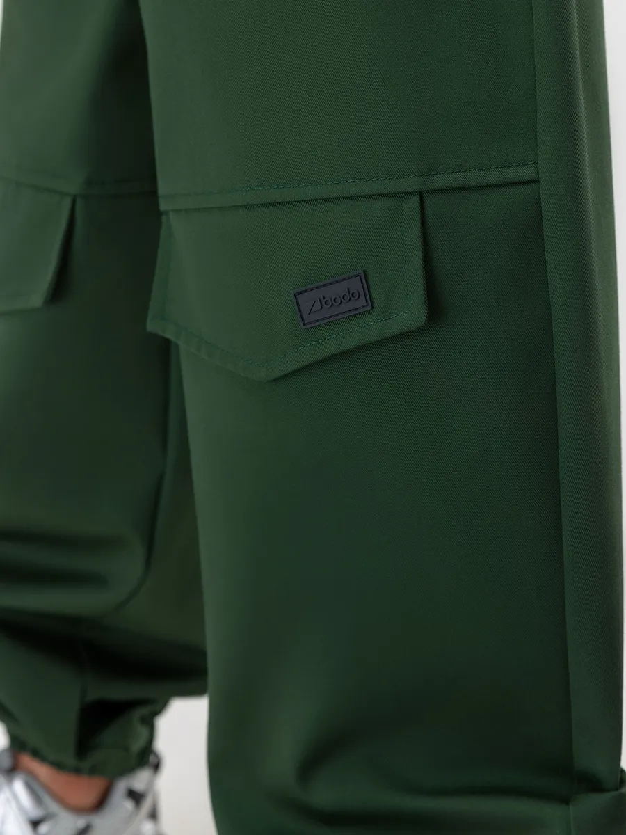 Брюки спортивные Bodo 6-637MU_темно-зеленый - фото 5