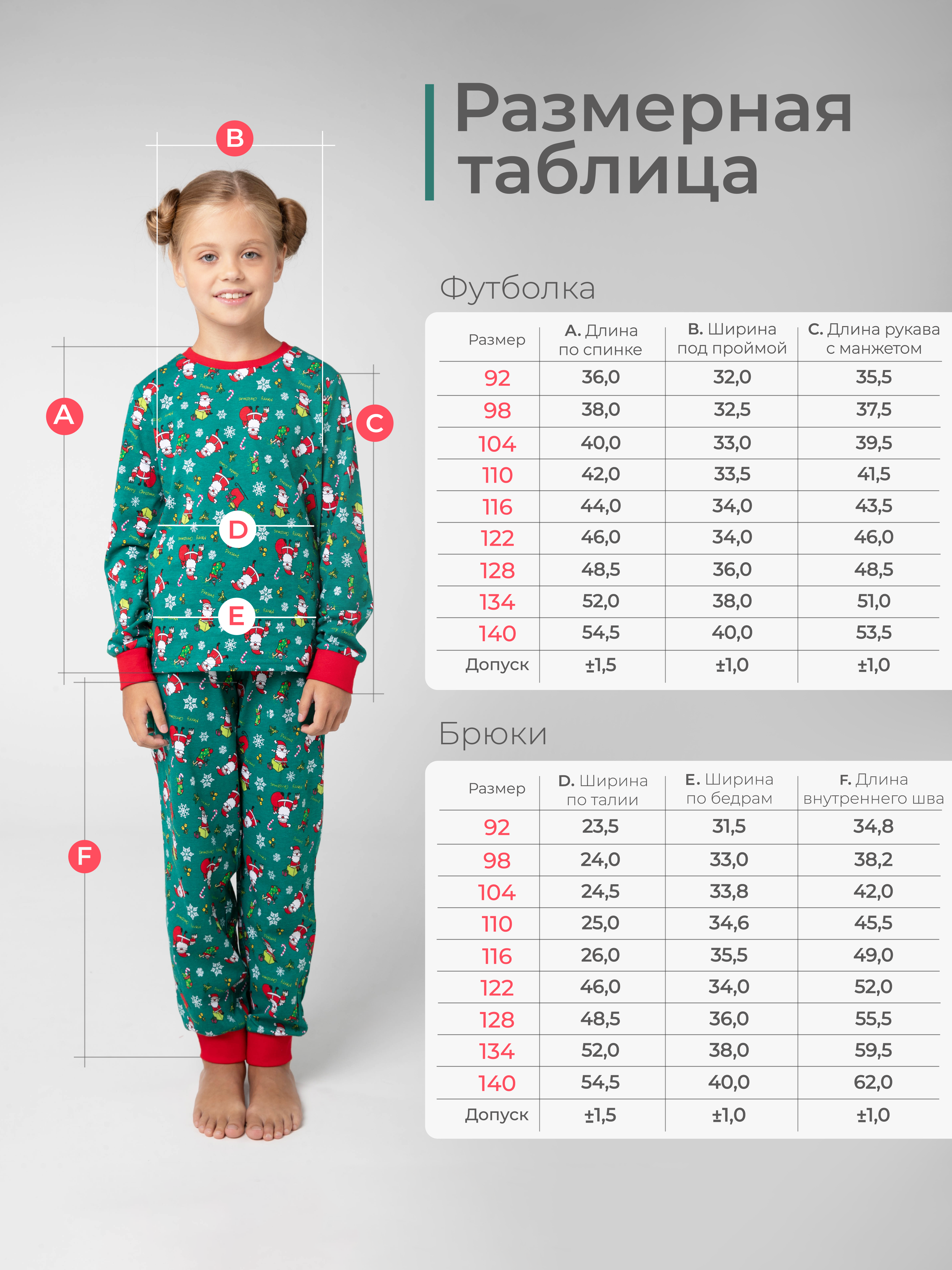 Пижама GOJO 10-010новый год - фото 5