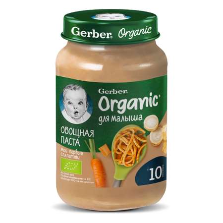 Пюре Gerber овощи-паста 190г с 10месяцев