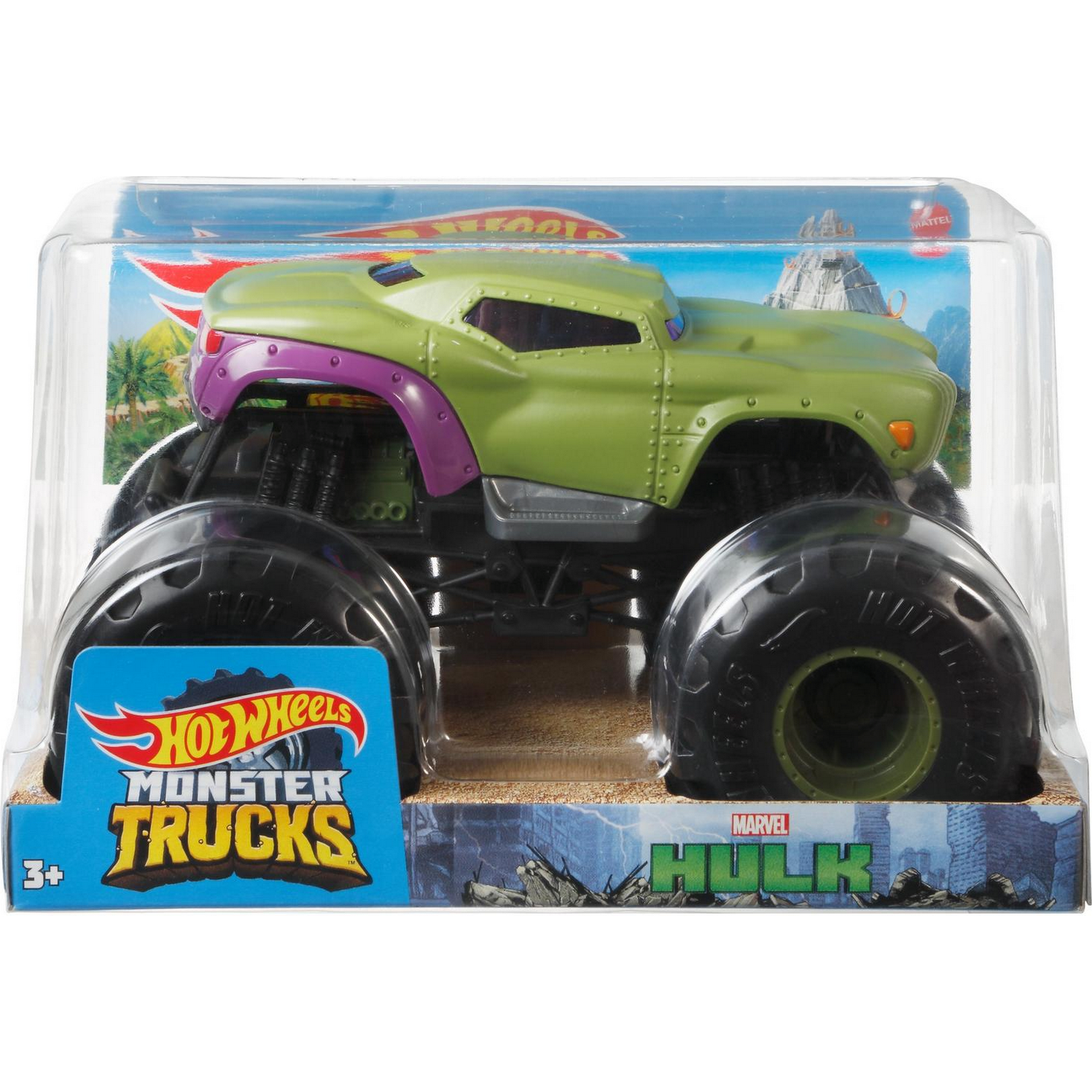 Автомобиль Hot Wheels Monster Tracks 1:24 FYJ83/GWL01 - фото 2