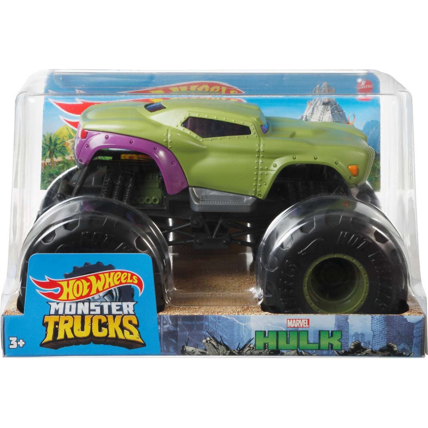 Автомобиль Hot Wheels Monster Tracks 1:24 FYJ83 - фото 2