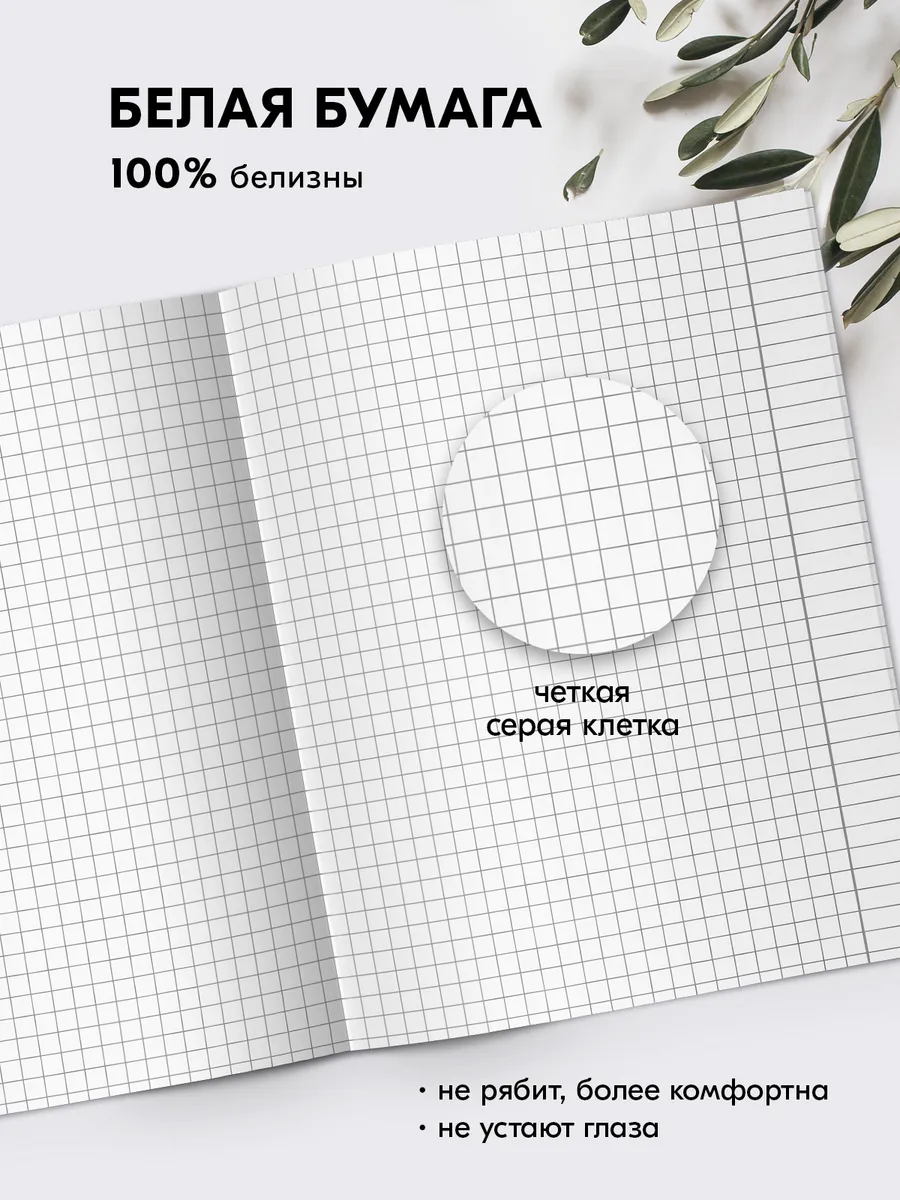 Общая тетрадь Lorex Stationery клетка 5 шт. - фото 3