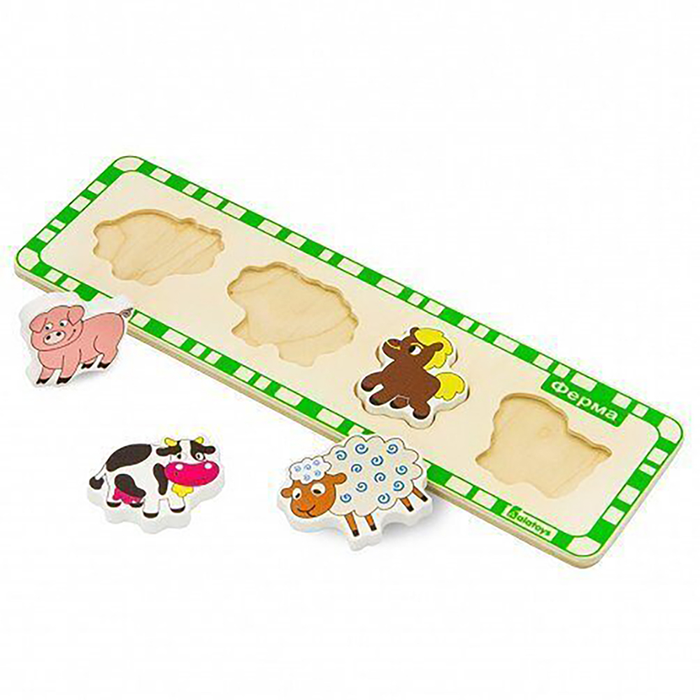 Игрушка Alatoys пазл Ферма - фото 3