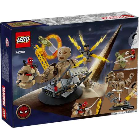 Конструктор LEGO Marvel Super Heroes Человек-паук Песочный человек блочный