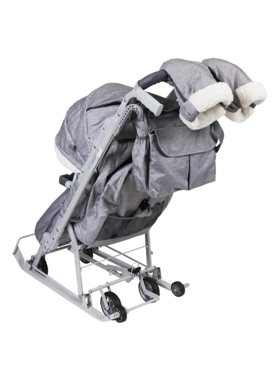 Санки-коляска NiKA kids Дымчатый - фото 6