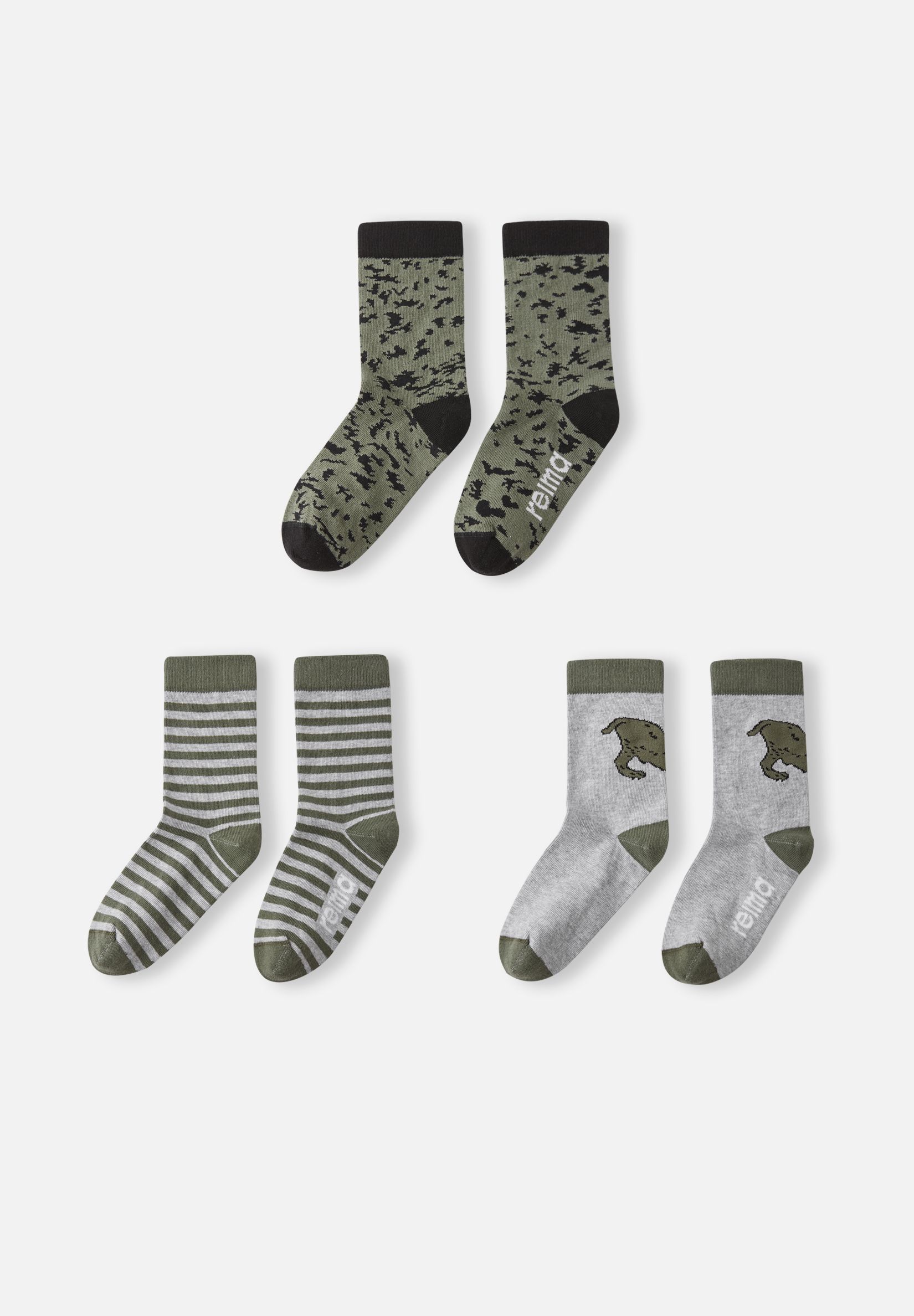 Носки 3 пары Reima 5300132A-9991 - фото 1