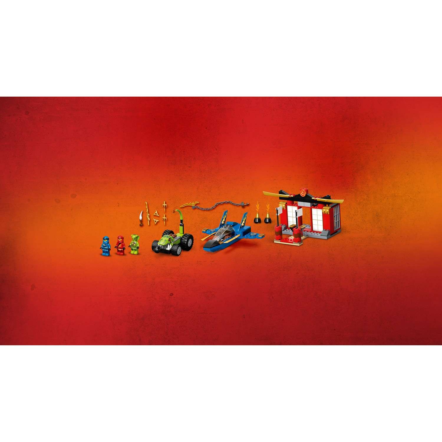 Конструктор LEGO NINJAGO Бой на штормовом истребителе блочный - фото 11