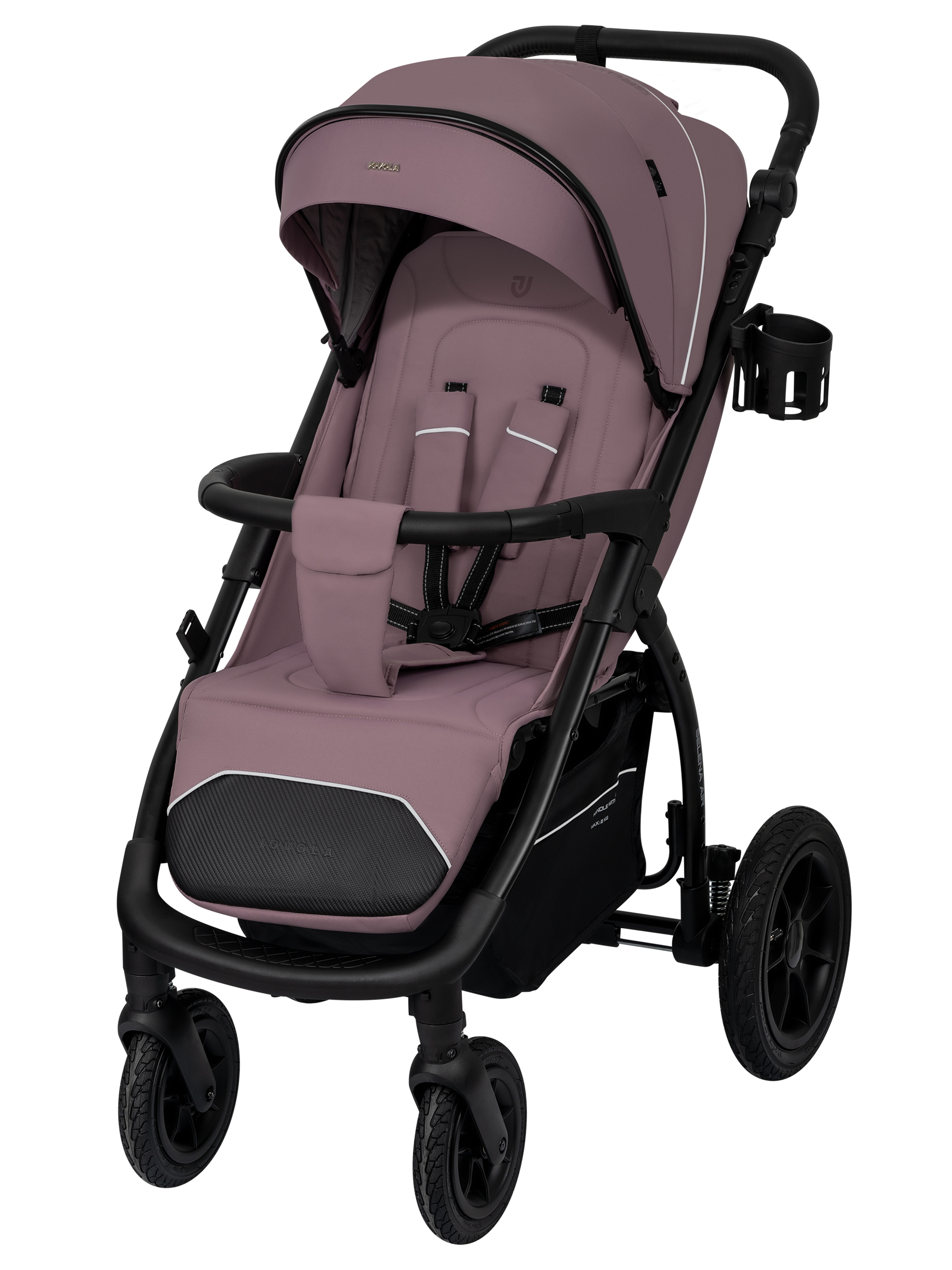 Коляска прогулочная JOVOLA Selena Air Plus розовый - фото 13