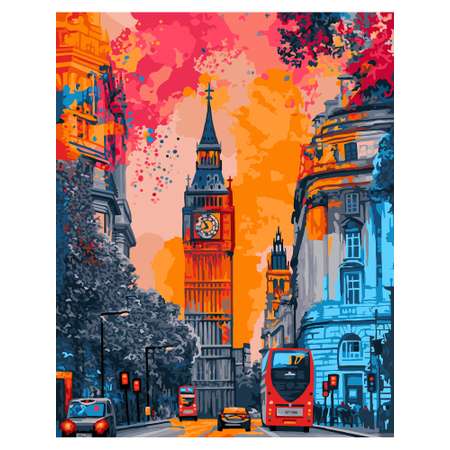 Картина по номерам Art on Canvas Яркий Лондон в ассортименте