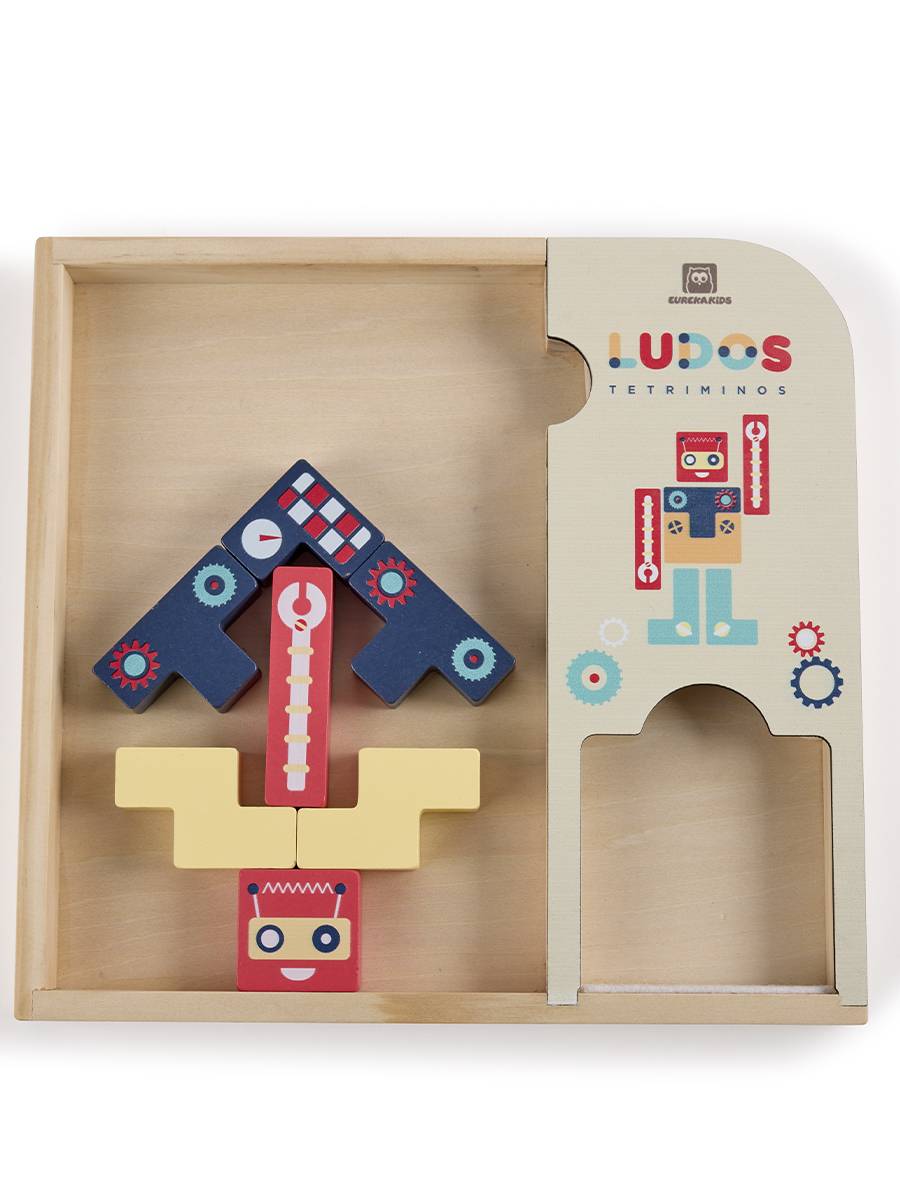Настольная игра Hape Играем вместе Тетрис - фото 5