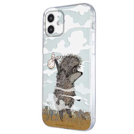 Силиконовый чехол Mcover для смартфона Apple iPhone 12 Союзмультфильм Ежик в тумане и дымка