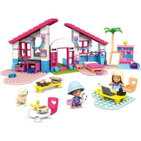 Конструктор Mega Construx Barbie Домик мечты блочный