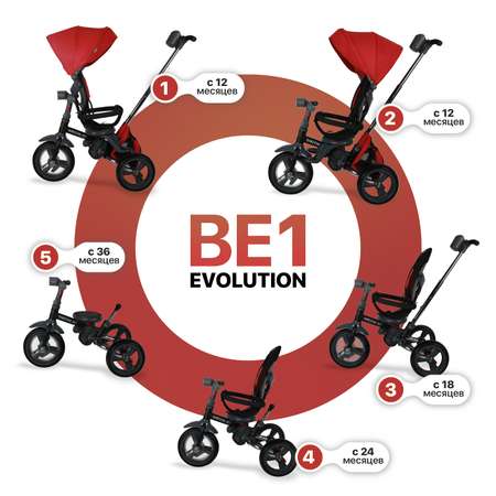 Трехколесный велосипед Nuovita 12 дюймов