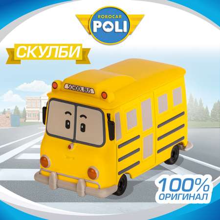 Автобус РОБОКАР ПОЛИ Скулби металл 6 см