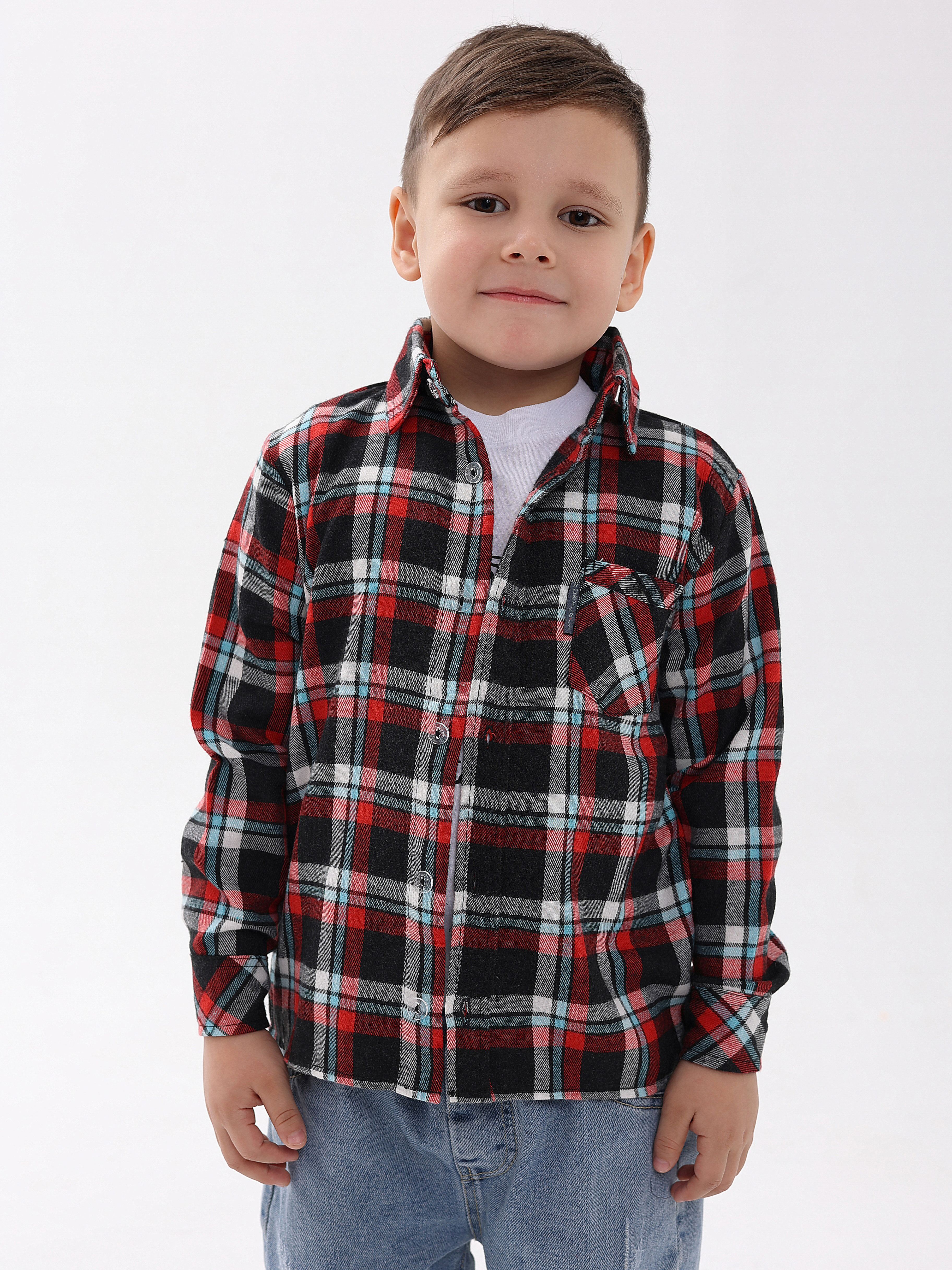 Рубашка АЙАС 16-04-23/бирюз - фото 4