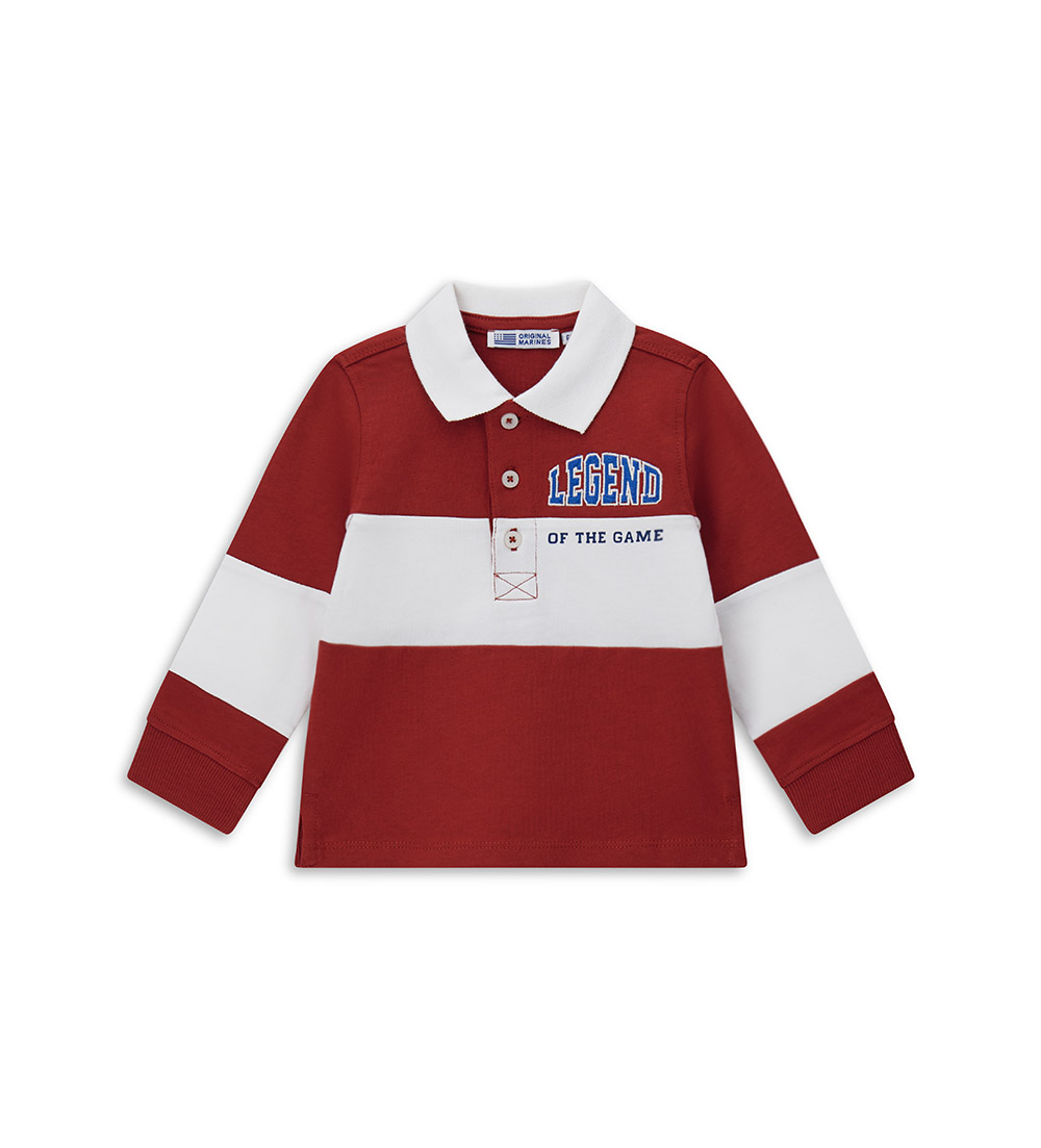 Поло с длинным рукавом ORIGINAL MARINES DFA0664NM_19-1875TCX - фото 1