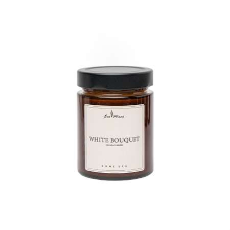 Кокосовая свеча Eco Mirai WHITE BOUQUET