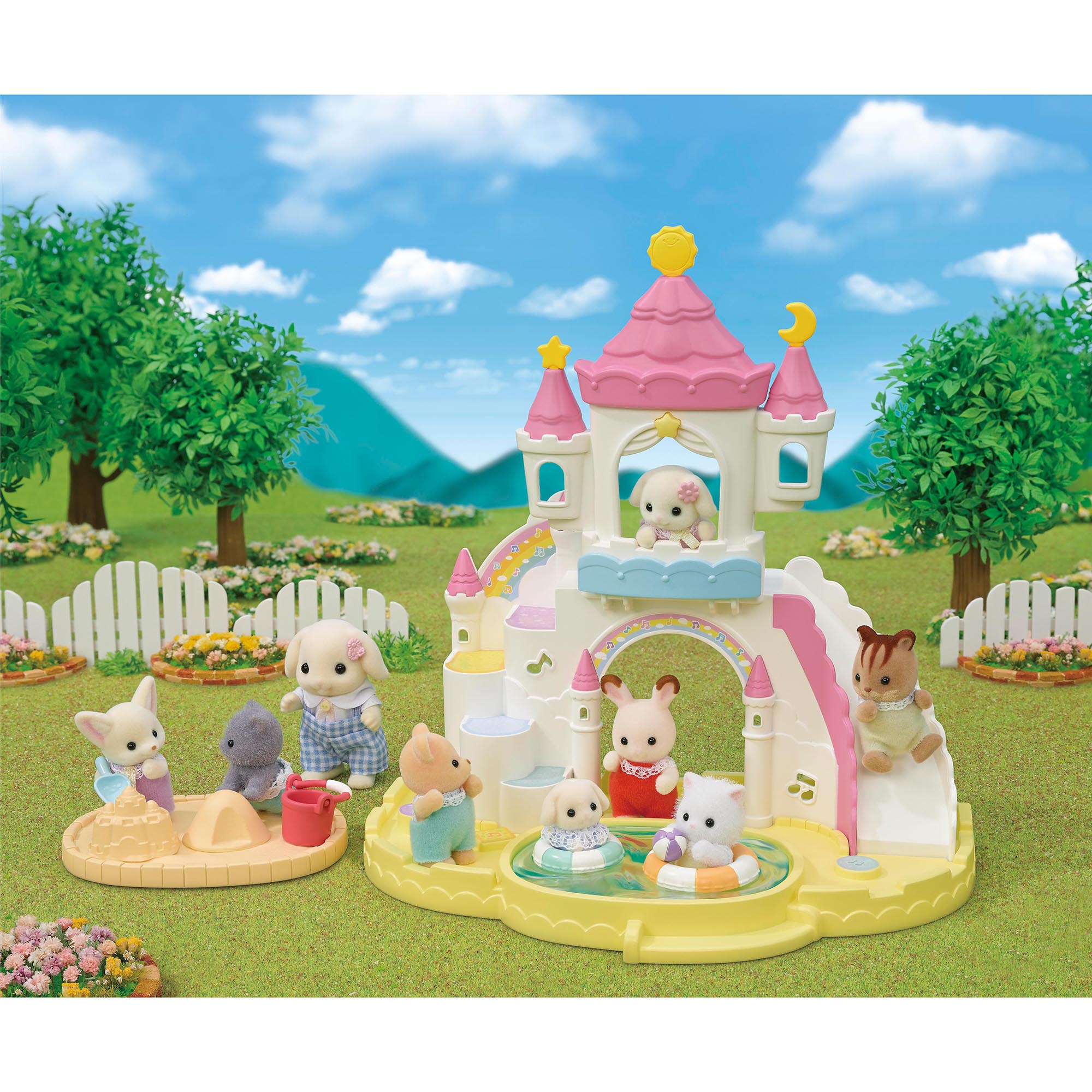Игровой набор Sylvanian Families Детская песочница и бассейн - фото 9