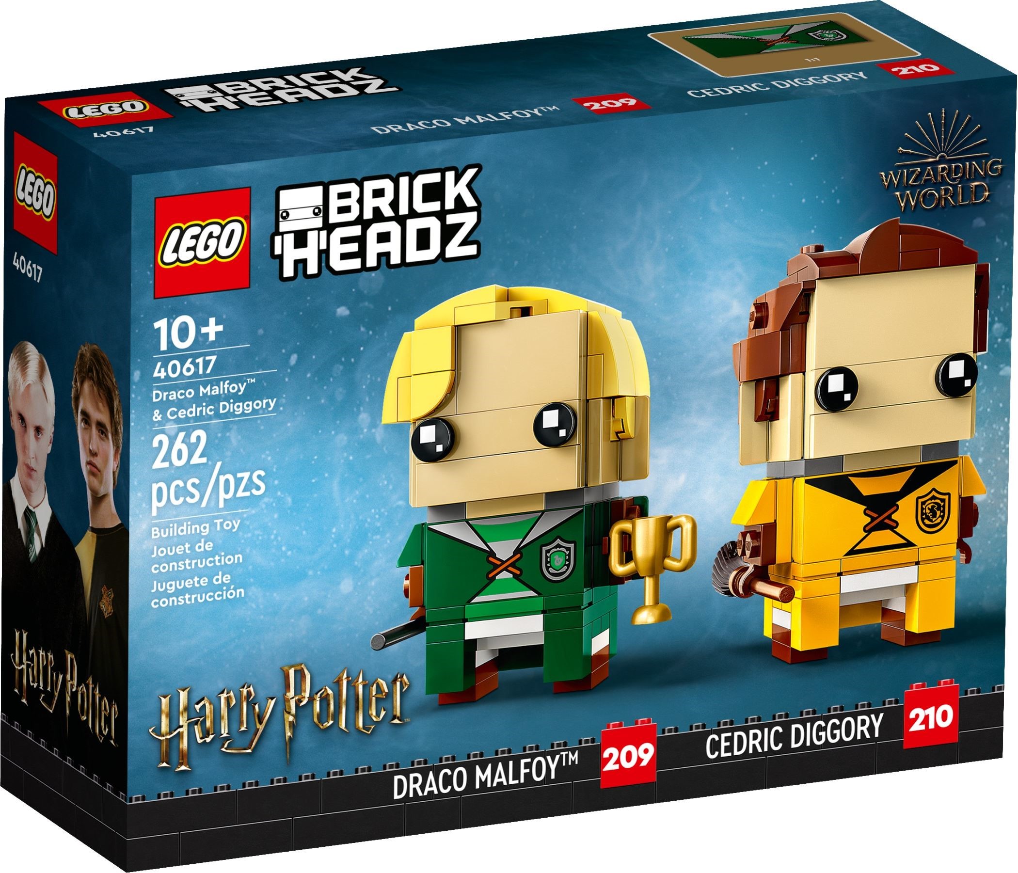 Изображение товара Конструктор LEGO BrickHeadz Малфой и Седрик Диггори 40617 254 детали Изображение товара Конструктор LEGO BrickHeadz Малфой и Седрик Диггори 40617 254 детали