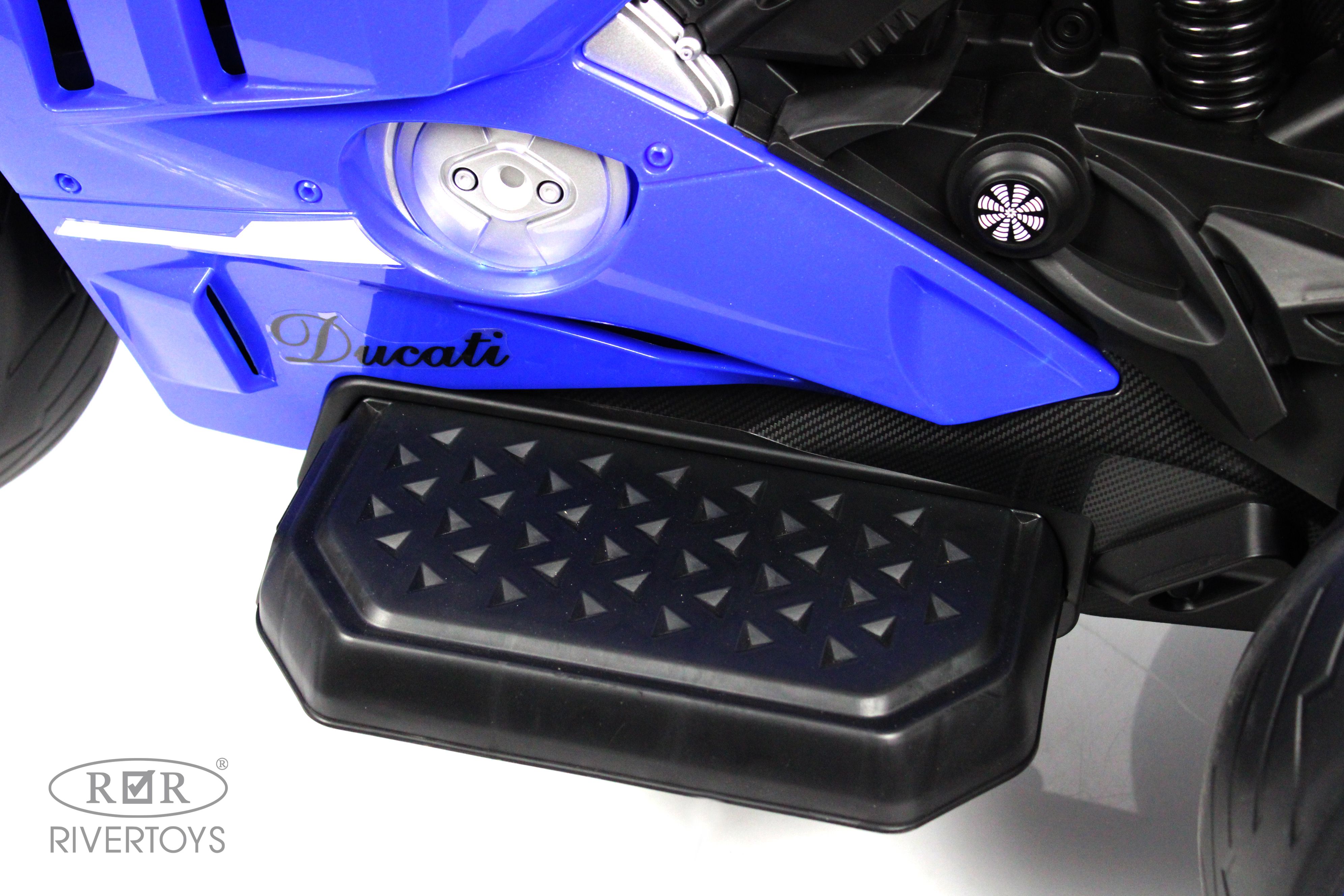 Электромотоцикл RIVERTOYS М777БХ-BLUE - фото 11
