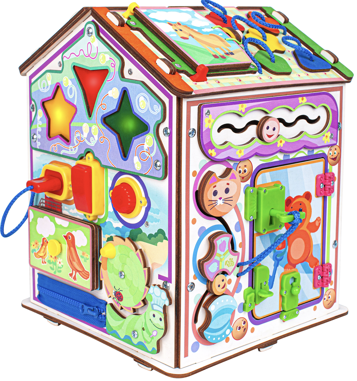 Игрушка Jolly Kids бизиборд Эмоции - фото 5