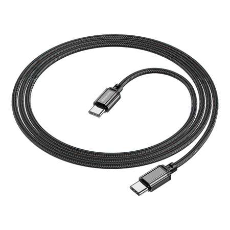 USB-C кабель Borofone BX87 Sharp Type-C 60W 1м нейлон черный