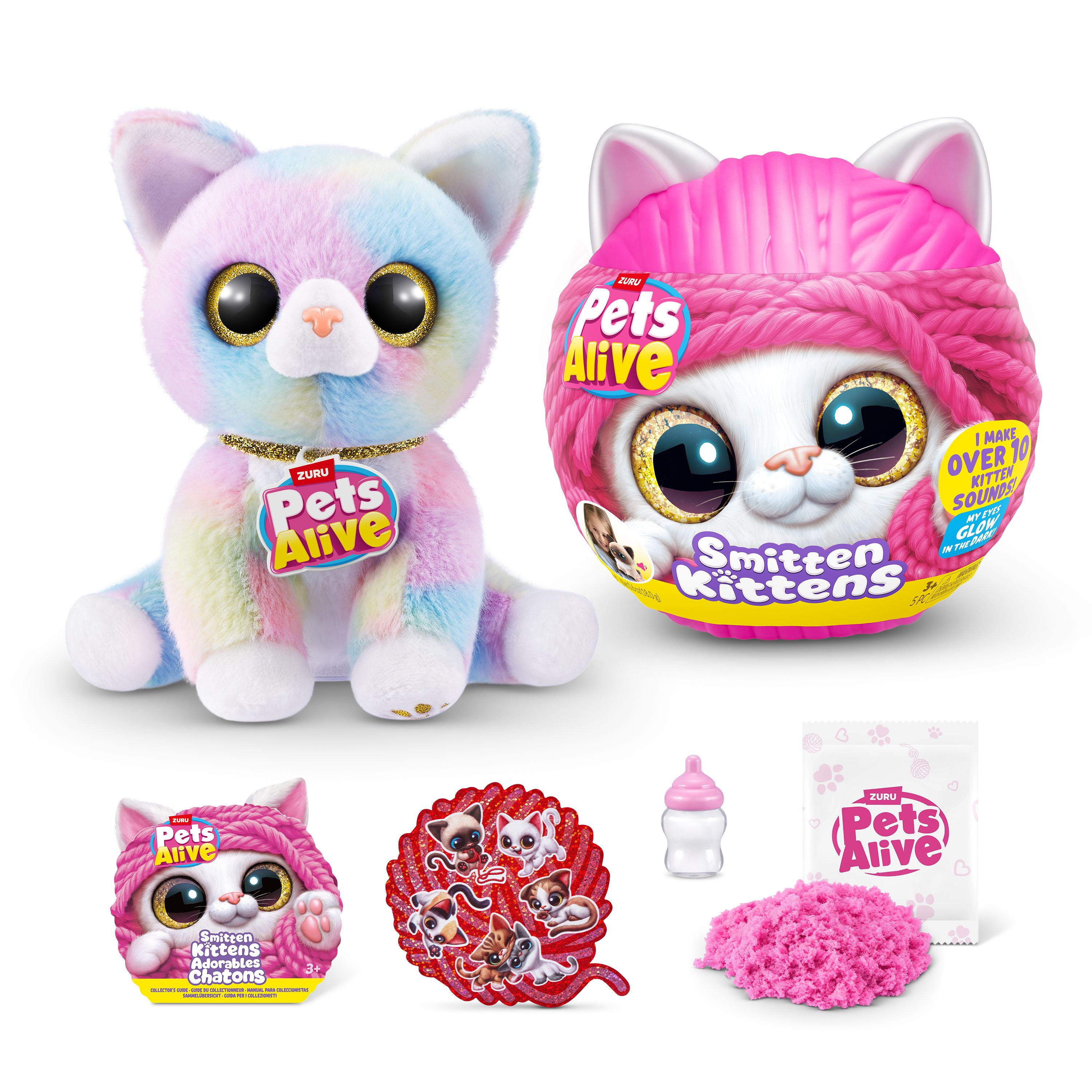 Мягкая игрушка Zuru Pets Alive Smitten Kittens - фото 17