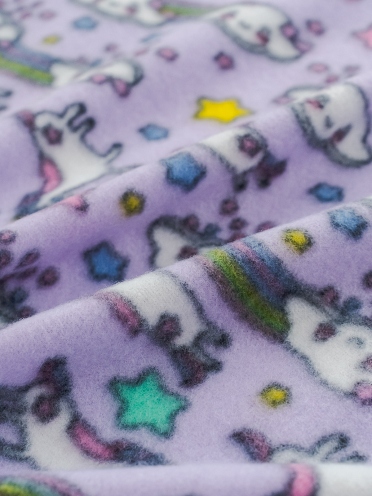 Плед Павлинка Единорожик 150 x 200 см флис - фото 2