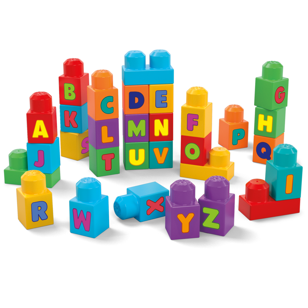 Конструктор Mega Bloks Alphabet Block Bag 30 дет. - фото 4