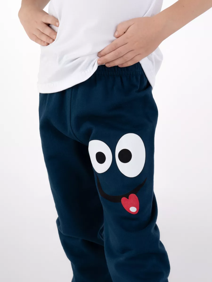 Брюки DANKIDS Брюки трикотажные "Язык" Индиго - фото 6