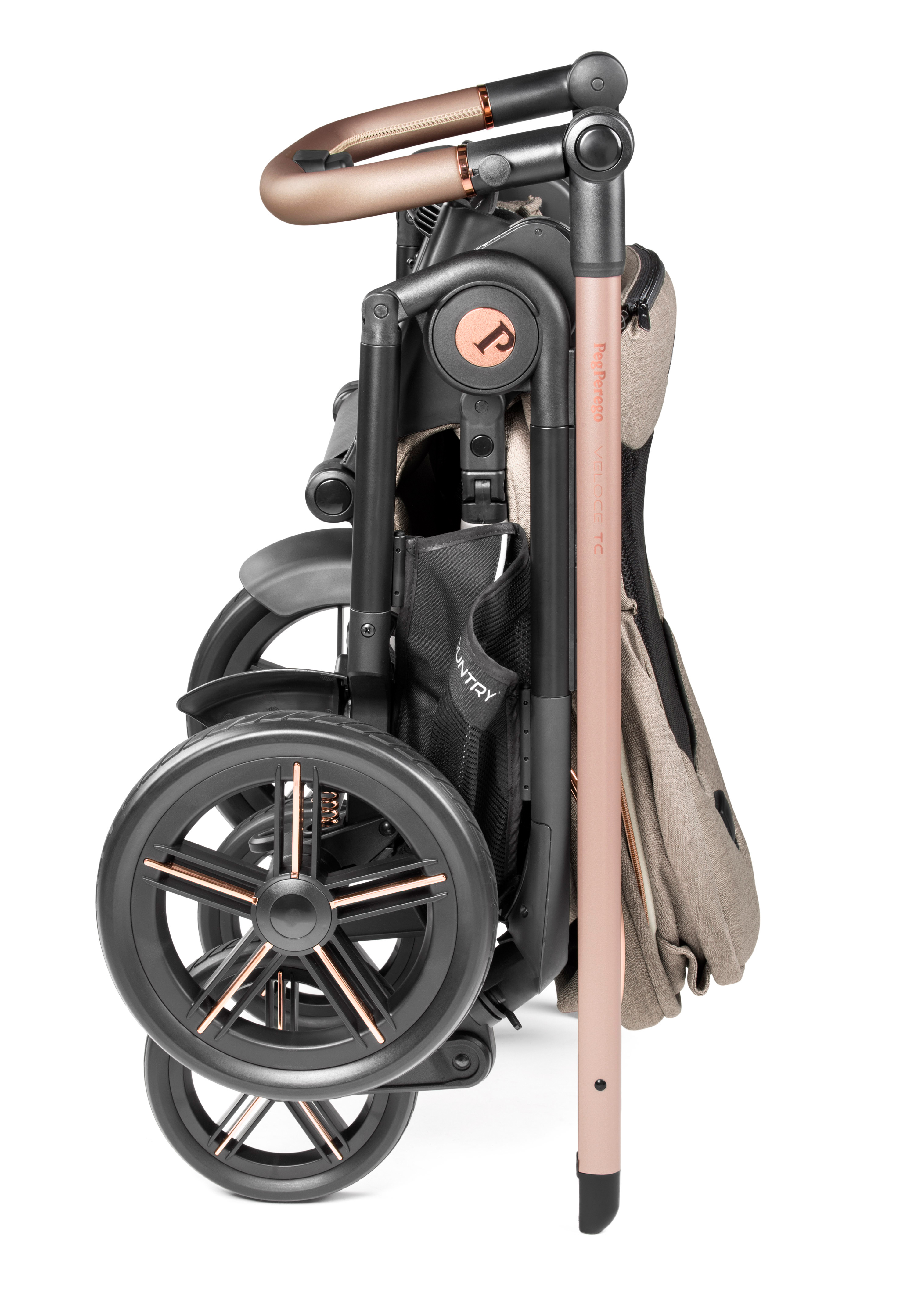 Коляска прогулочная Peg-Perego Veloce TC розовый - фото 11