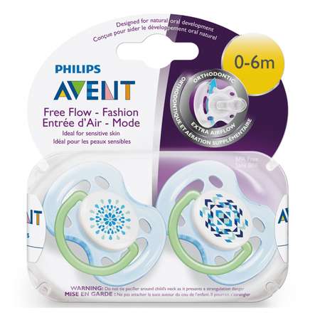 Пустышка Philips Avent от 0 мес. 2 шт.