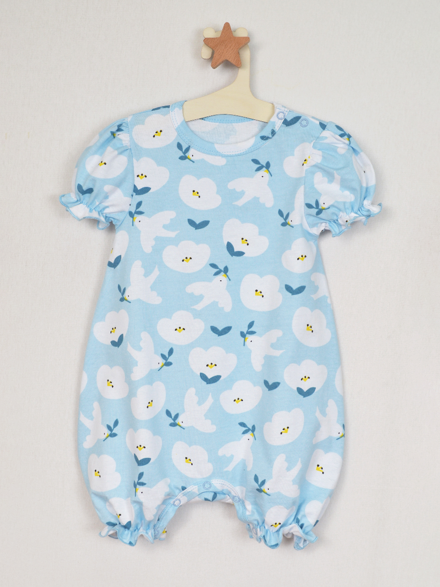 Изображение товара Песочник Luneva 62 для девочек из хлопка с ярким принтом