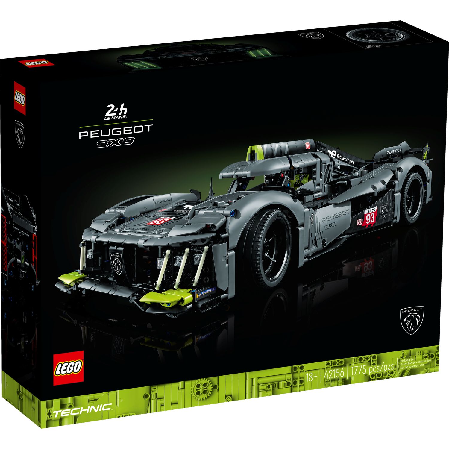Конструктор LEGO Technic PEUGEOT Le Mans Hybrid 1775 дет. - фото 1