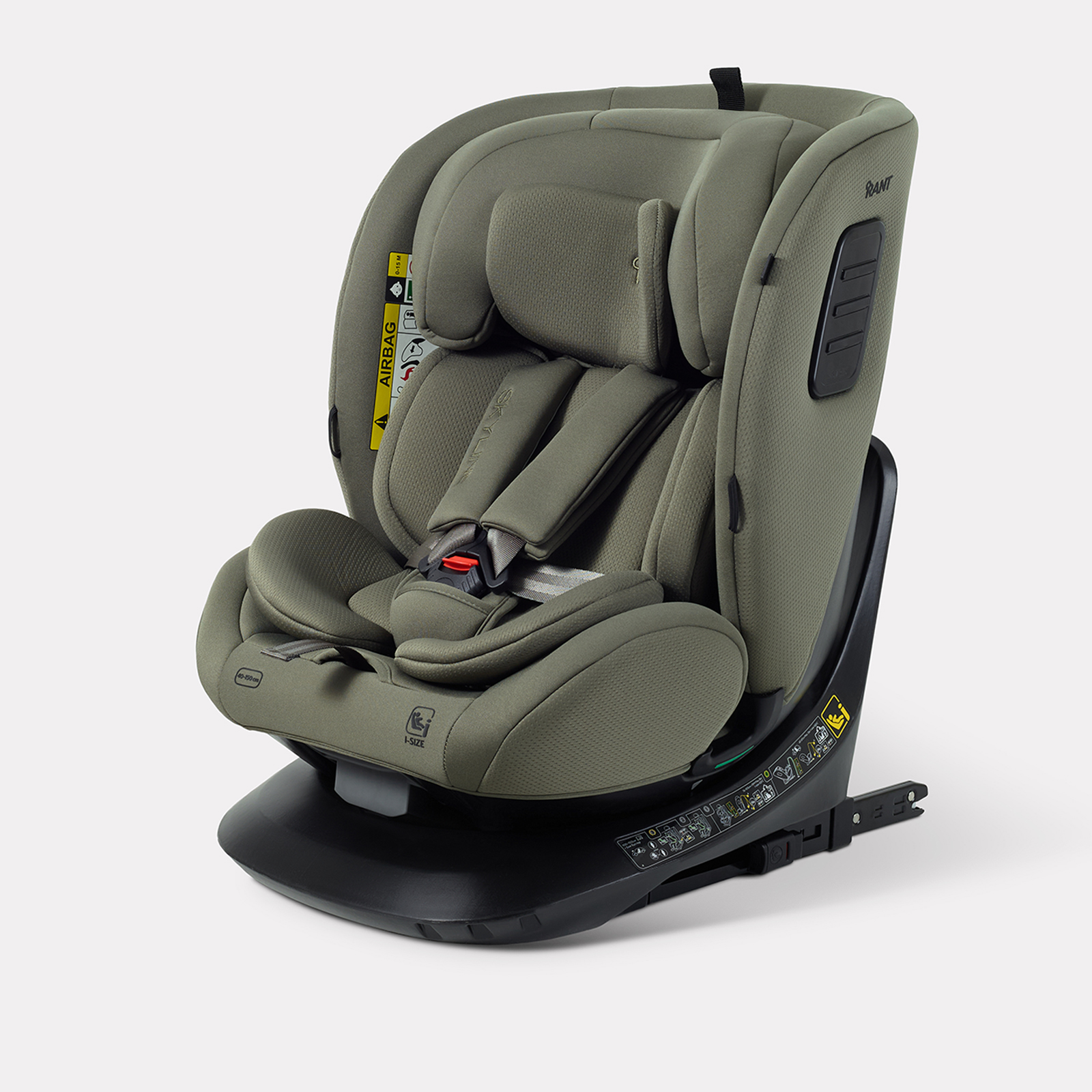 Автокресло Rant Skyline isofix Isofix 0+/1/2/3 (0-36 кг) зеленый - фото 3