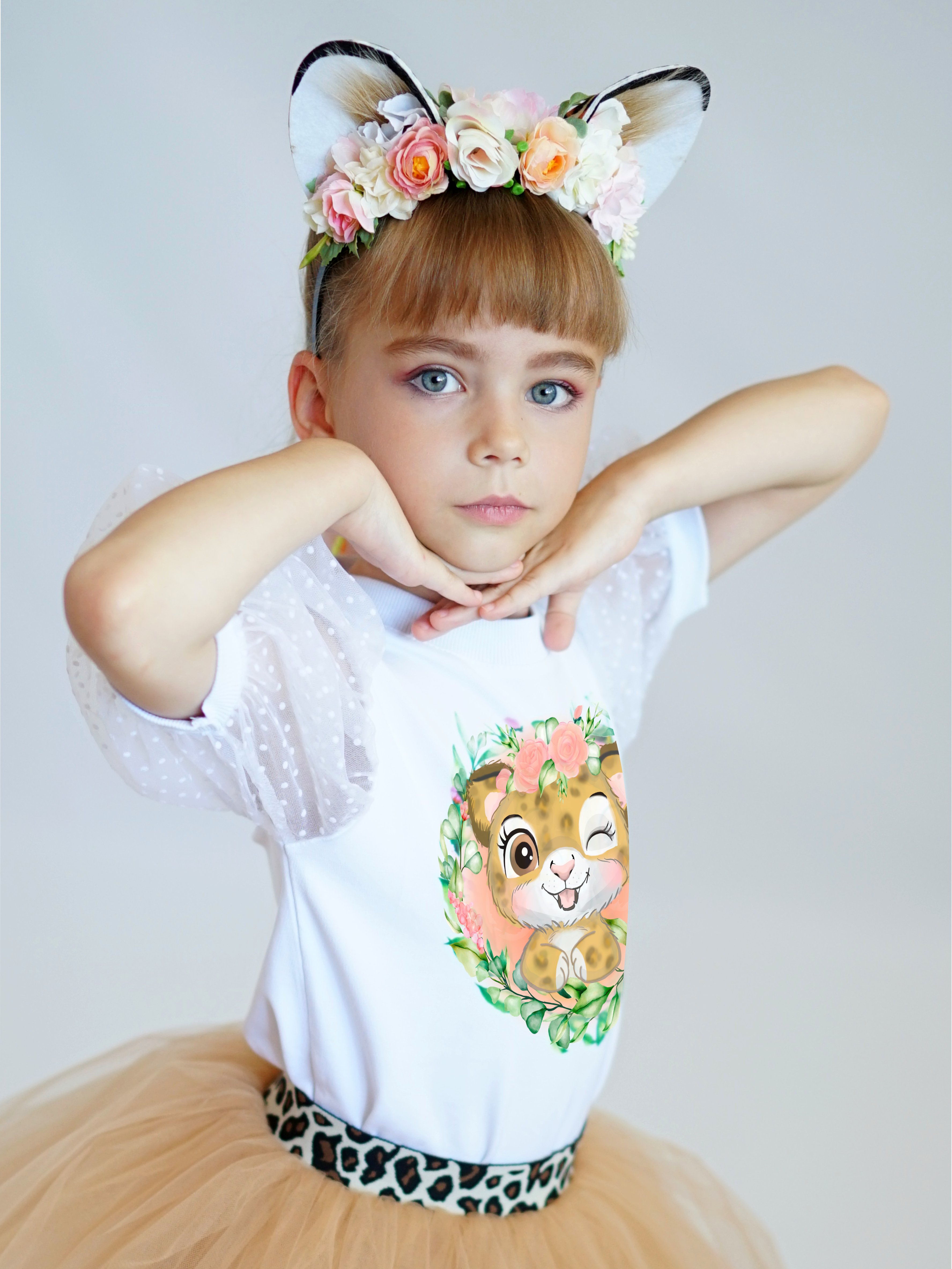 Ободок с ушками леопарда ЭнчантималсDress ОбУшиЛео - фото 3