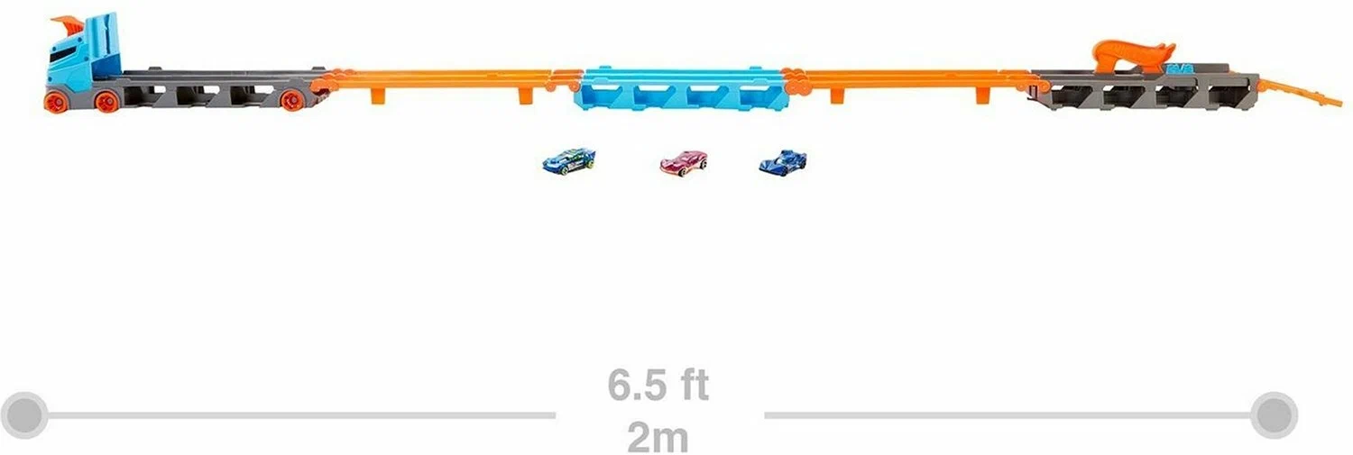 Грузовик Hot Wheels автотрек Скоростная автотрасса GVG37 - фото 7