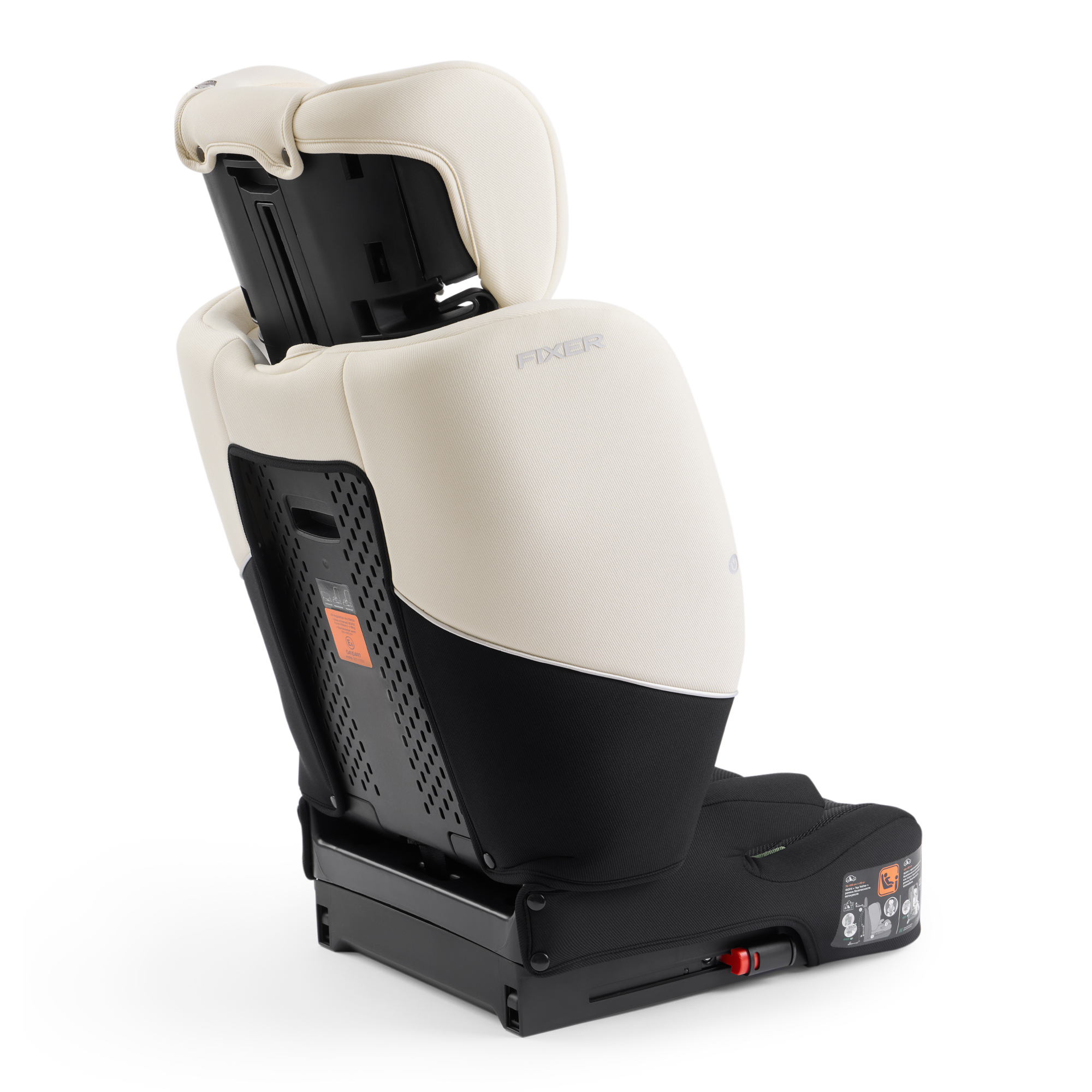 Автокресло Happy Baby Fixer Isofix 1/2/3 (9-36 кг) бежевый - фото 19
