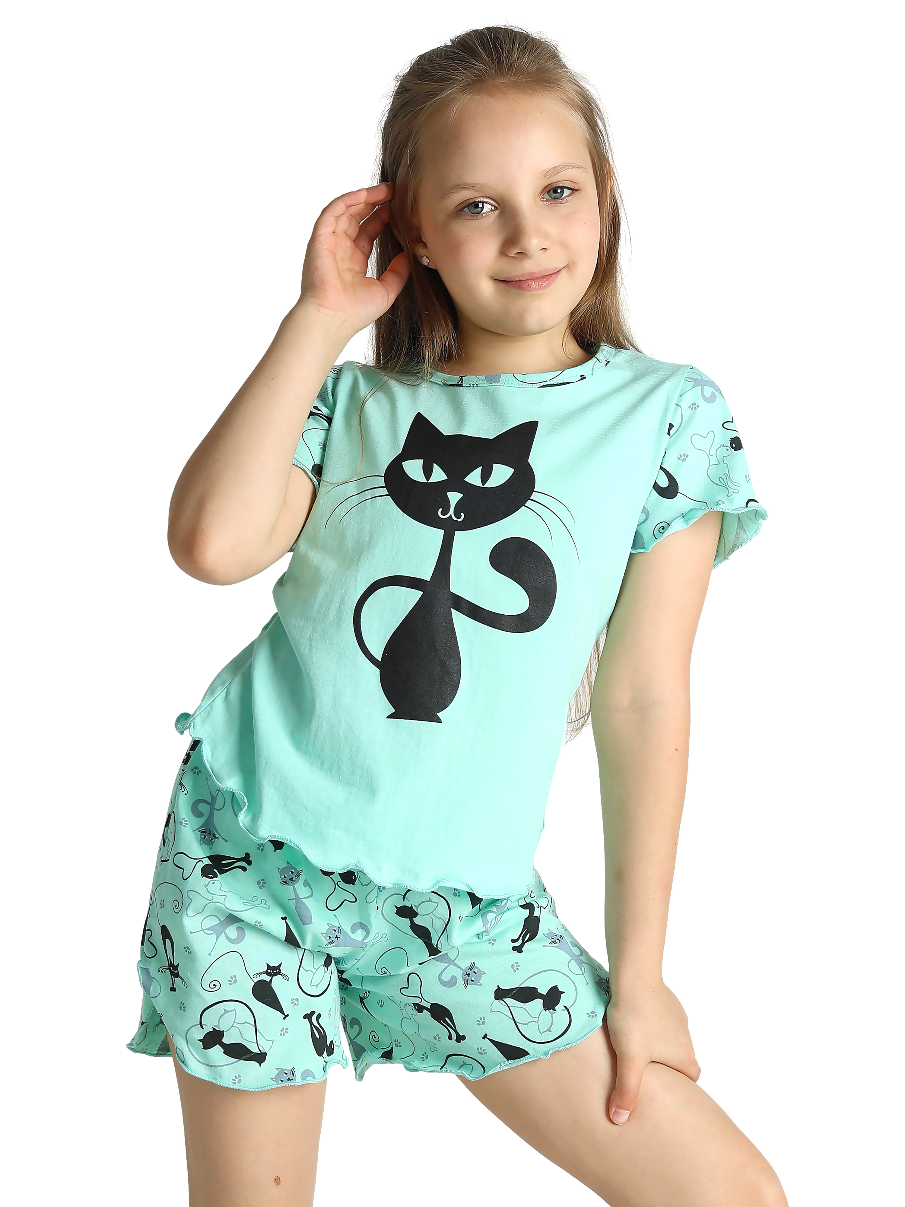 Пижама ДО-Детская Одежда 004К8/мятный10 - фото 1