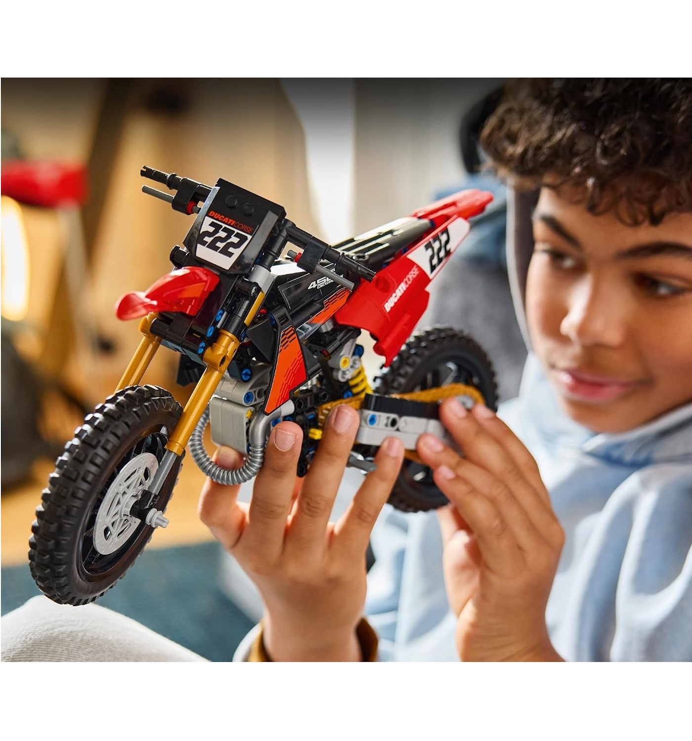 Конструктор LEGO Technic Ducati Desmo450 MX Factory 457 дет. - фото 5