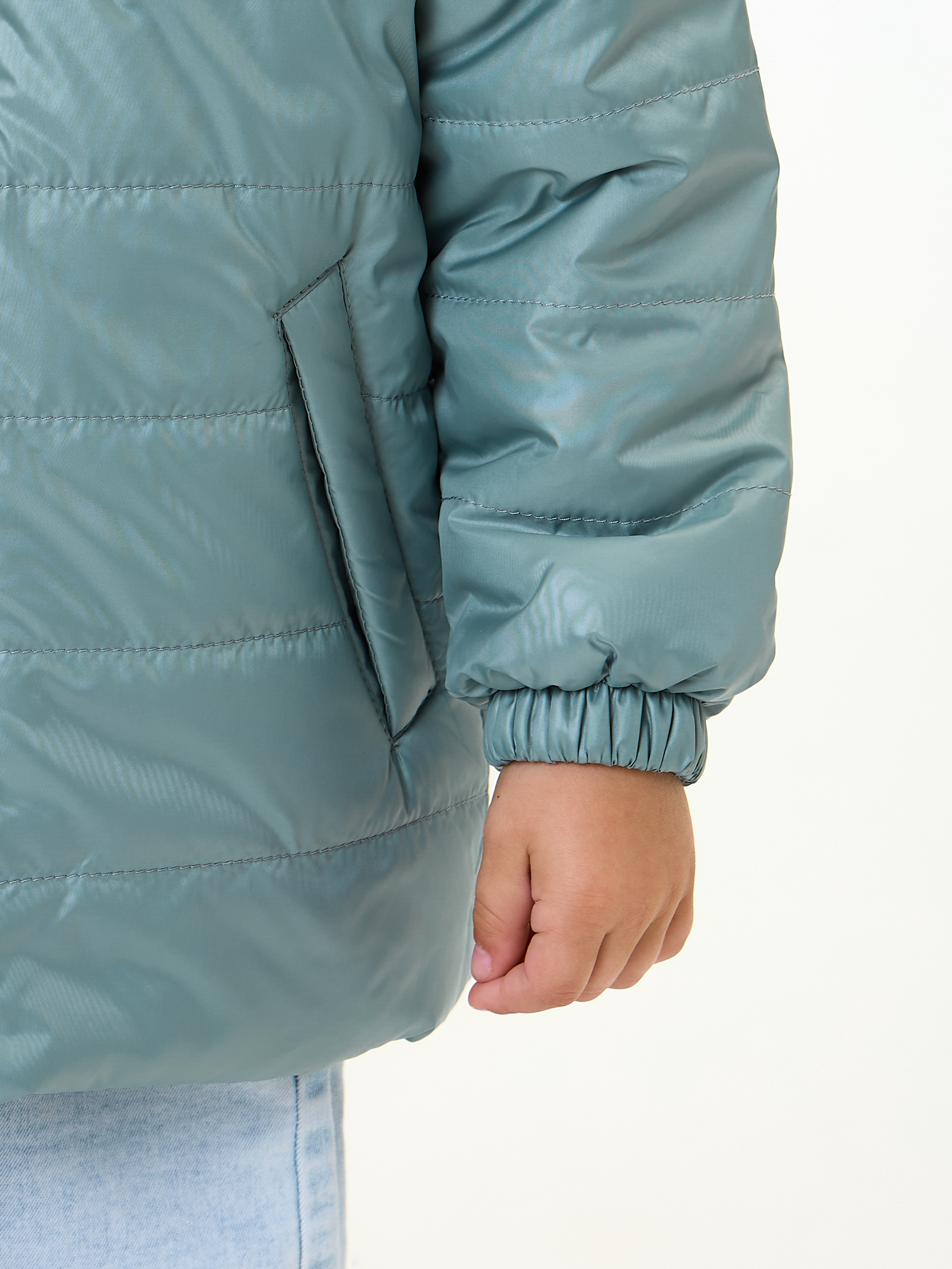 Куртка GooDvinKids К32024-02/шалфей - фото 4