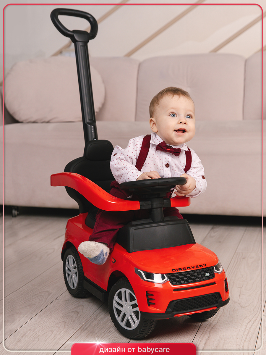 Каталка BabyCare Land Rover красный - фото 15