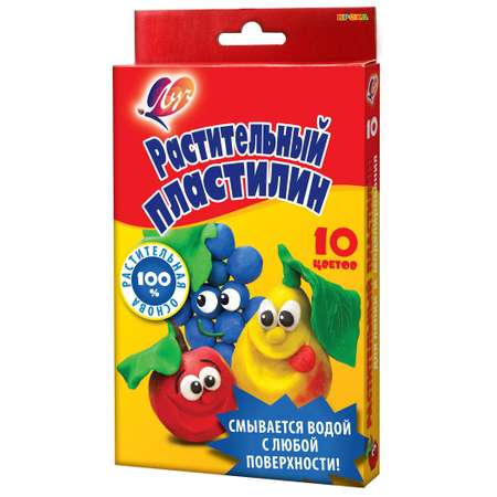 Пластилин Луч 10 цв.