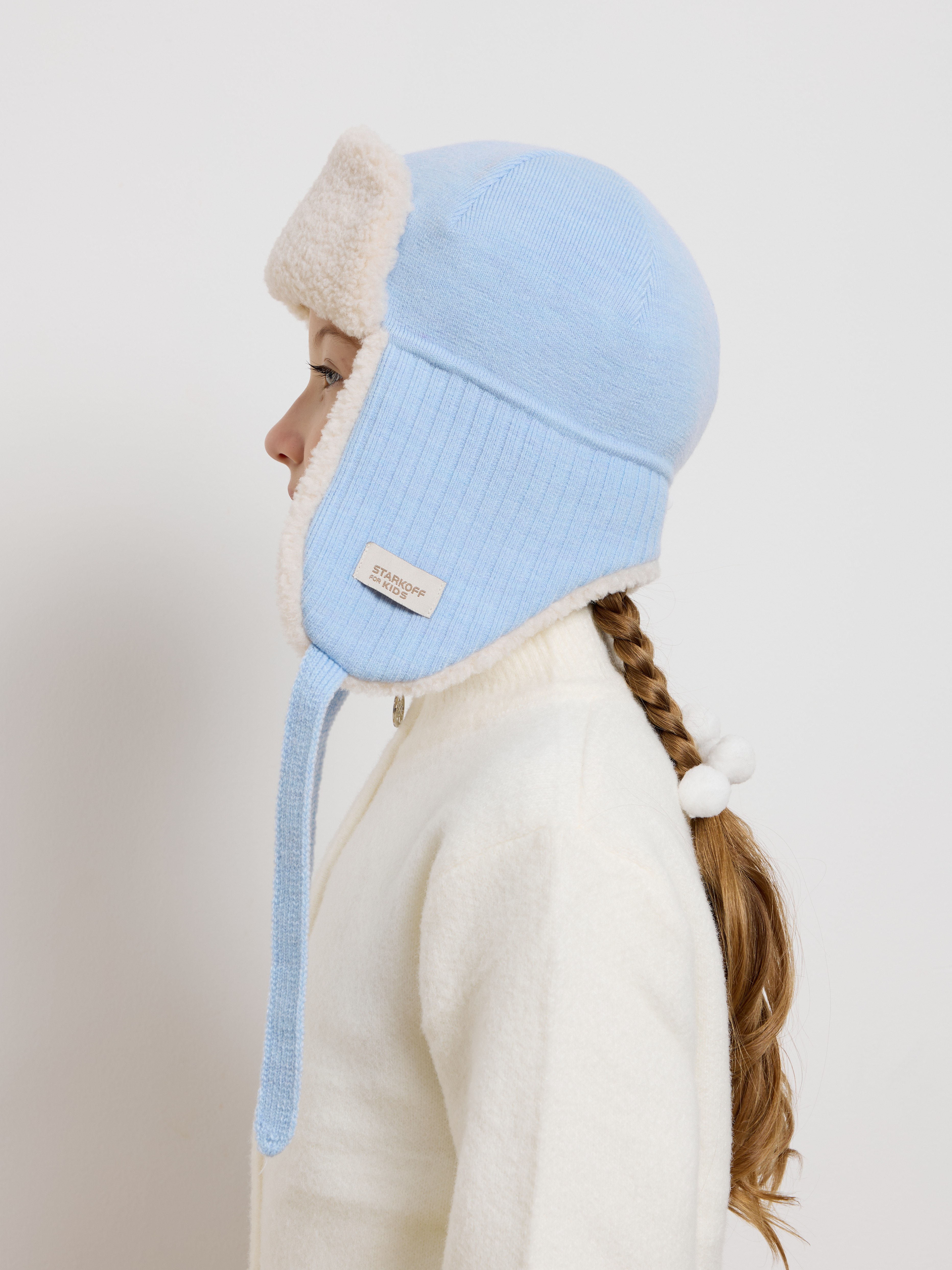 Шапка-ушанка Starkoff Kids Д500911 - фото 14